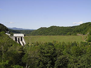 漁川ダム管理用発電所【北海道】漁川ダム