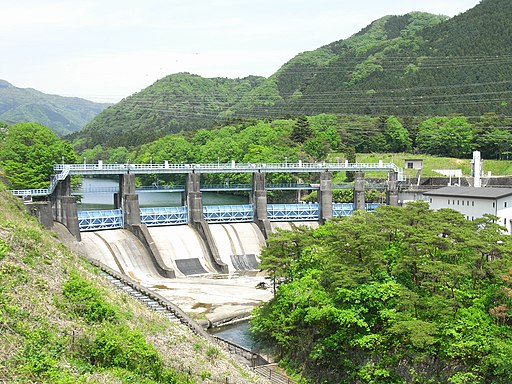 中岩発電所【栃木県】中岩ダム