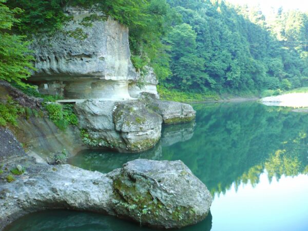 阿賀川(福島円下郷町)