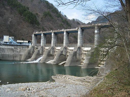 生坂発電所【長野県】生坂ダム