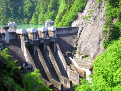 音沢発電所【富山県】出し平ダム