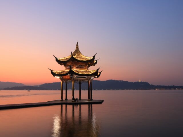 杭州にある西湖の文化的景観