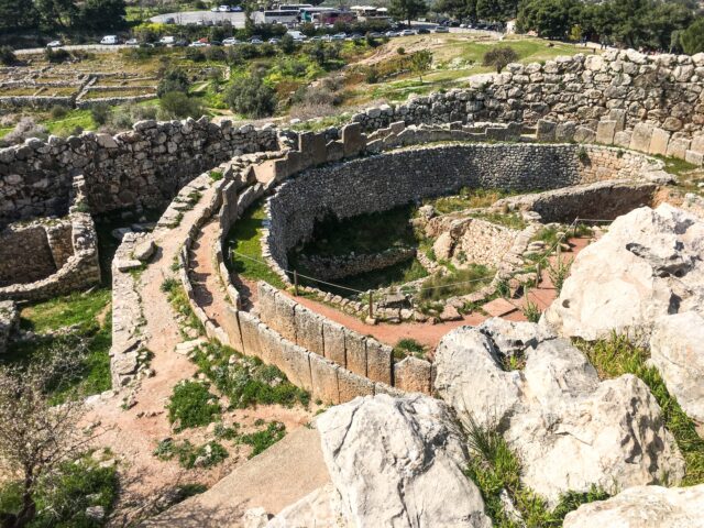 ミケーネとティリンスの古代遺跡群