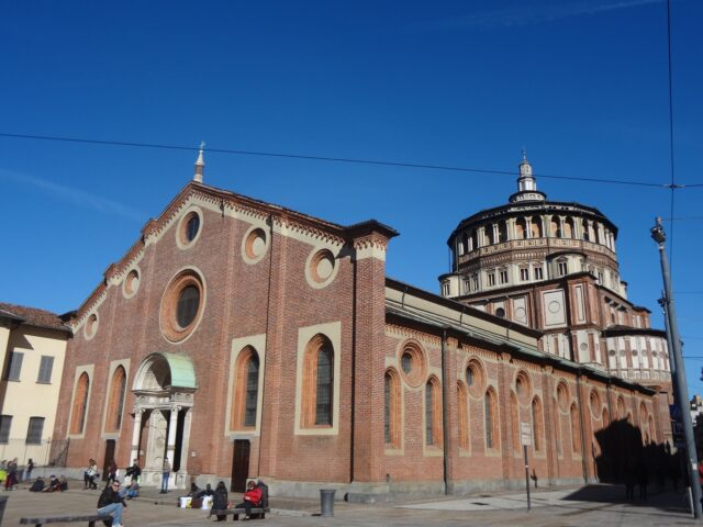 レオナルド・ダ・ヴィンチの『最後の晩餐』があるサンタ・マリア・デッレ・グラツィエ教会とドメニコ会修道院