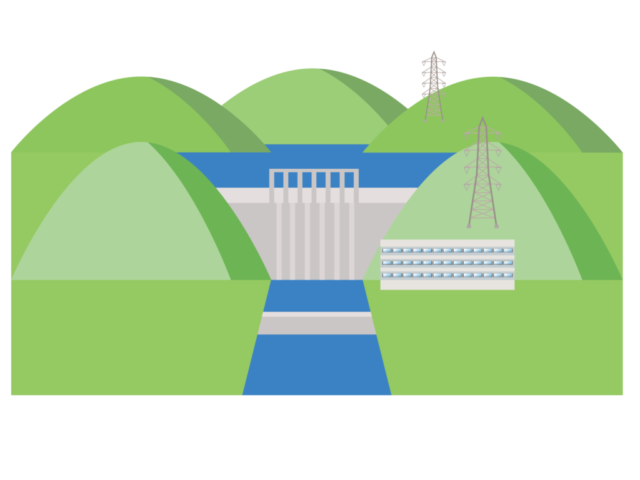 利賀川第一発電所【富山県】利賀川ダム
